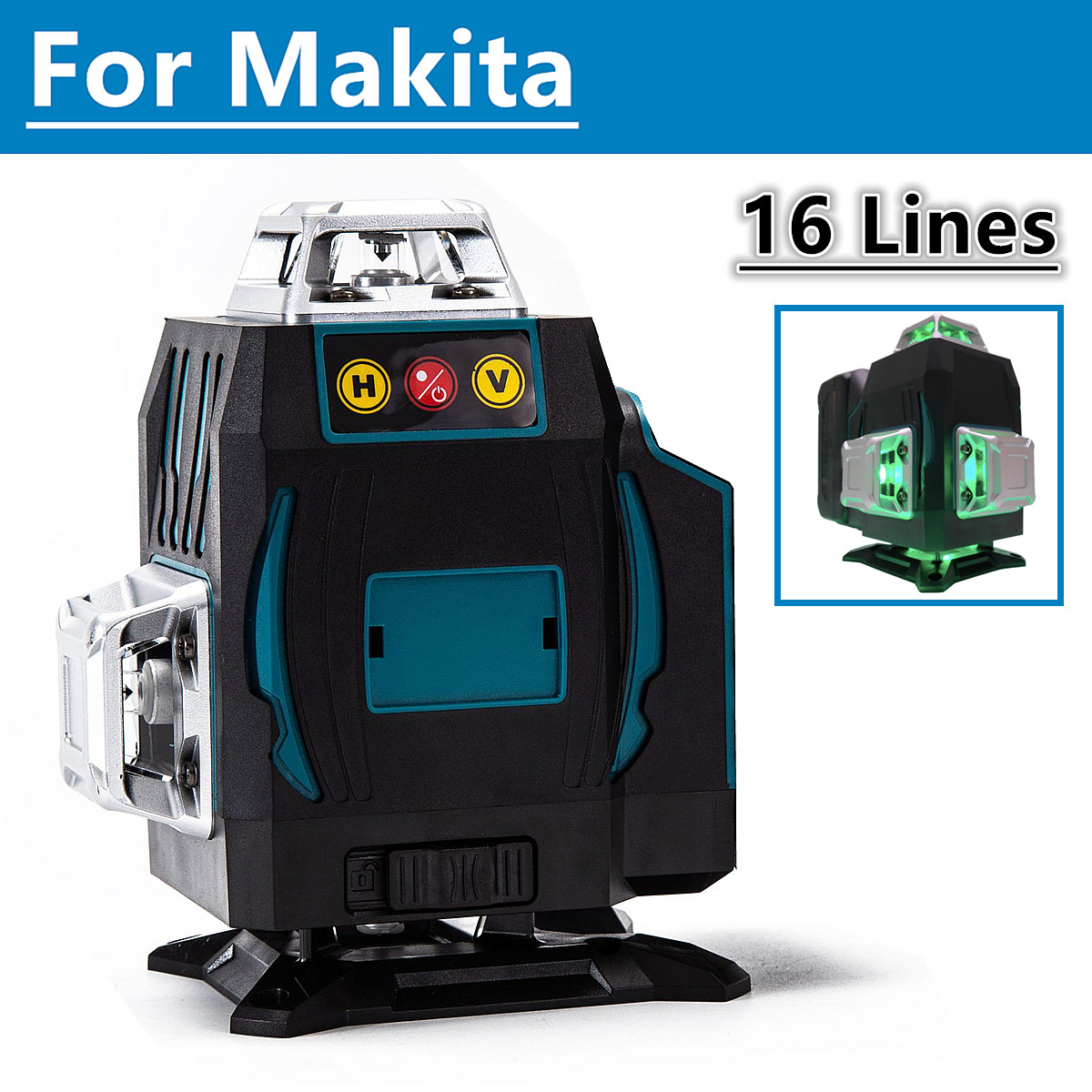 Makita 18V 배터리용 16라인 4D 레이저 레벨 - Laser Level 16 Lines 4D Green 리뷰 및 가격