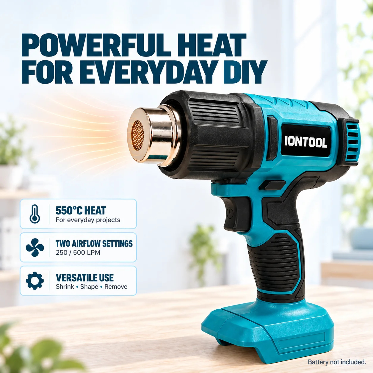 아이온툴 550 ℃   휴대폰 수리, 스티커 제거, 수 - Cordless Heat Gun For Shrink Tubing 리뷰 및 가격