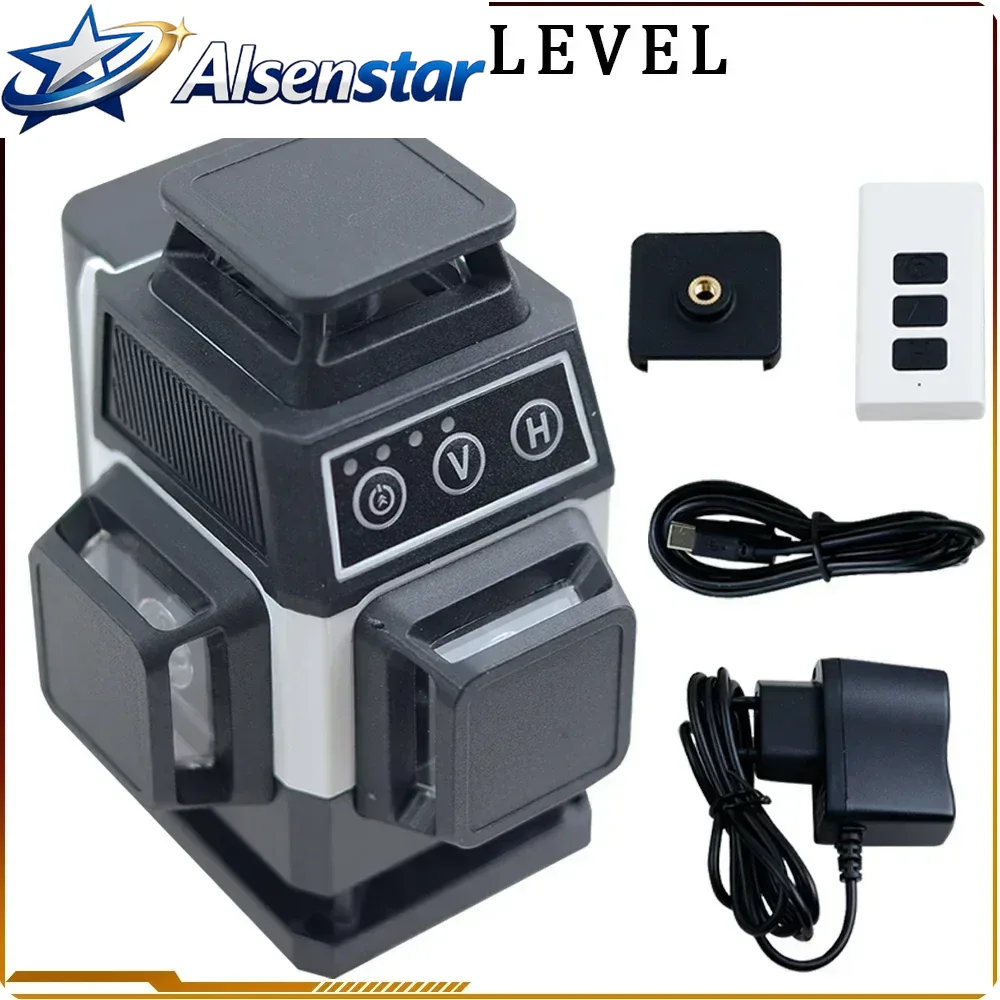 16라인 레이저 레벨, 4D 자동 수평 조절 기능, 4 - Laser Level 16 Lines 4D Green 리뷰 및 가격