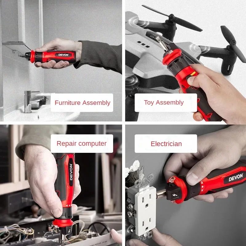 DEVON 스마트 무선 미니 전기 스크루 드라이버 세트 - Electric Screwdriver Rechargeable Usb 리뷰 및 가격