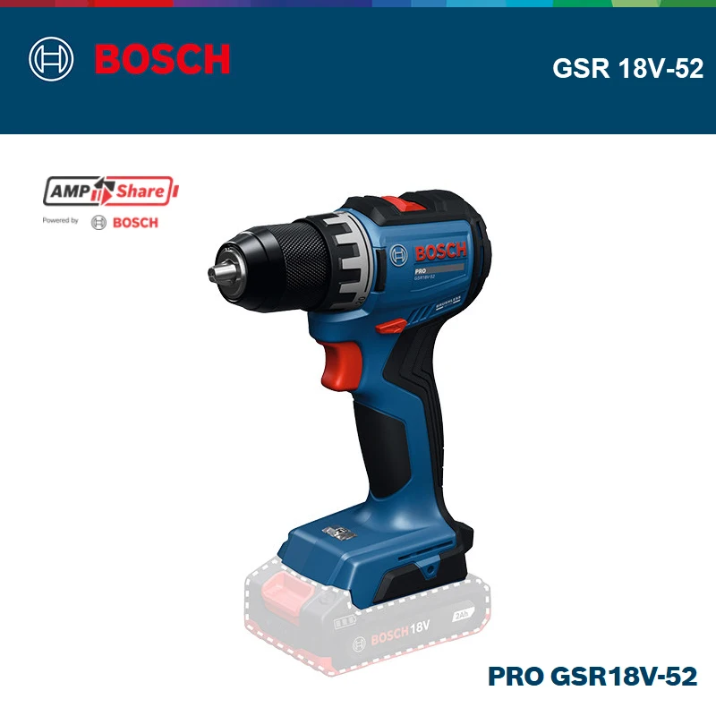 보쉬 GSR 18V-52 PRO 무선 드릴 드라이버,  - Brushless Cordless Electric Drill 18V 리뷰 및 가격