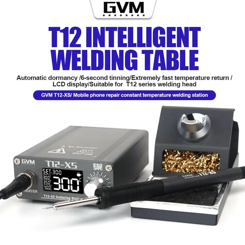 GVM T12-XS 스마트 LED 디지털 디스플레이 납 - Digital Soldering Station T12 리뷰 및 가격