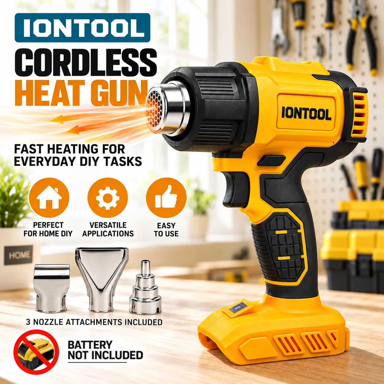 IONTOOL 무브러시 무선 열풍기, 분당 250리터의 - Cordless Heat Gun For Shrink Tubing 리뷰 및 가격